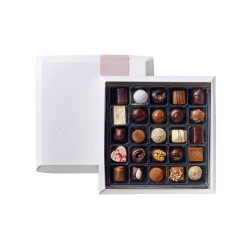 Fyldte Chokolader i Æske m. 50 stk - Ole Chokolade