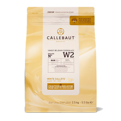 Hvid Chokolade Knapper Callebaut 28% 2,5 kg.