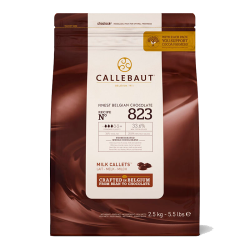 Mælke Chokolade Callebaut 33,6% 2,5 kg. Knapper