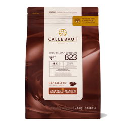 Mælke Chokolade Callebaut 33,6% 2,5 kg.