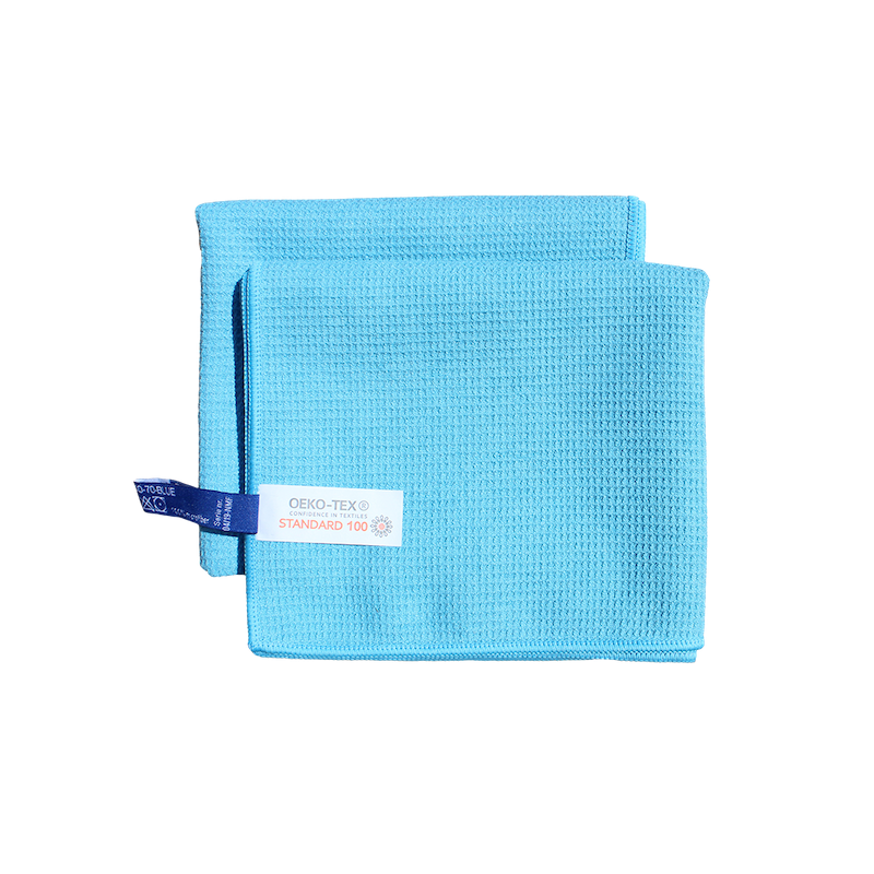 Microfiber viskestykke blå til glas etc. Microfiber viskestykke blå til glas etc.