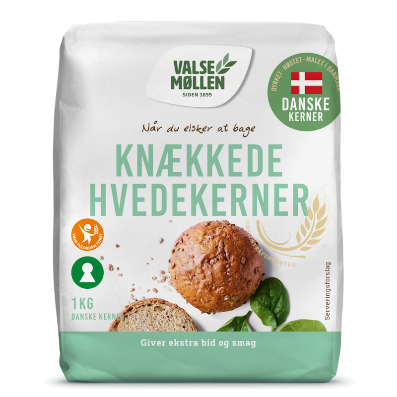 Hvedekerner Knækkede 1 kg. - Valsemøllen Hvedekerner Knækkede 1 kg. - Valsemøllen