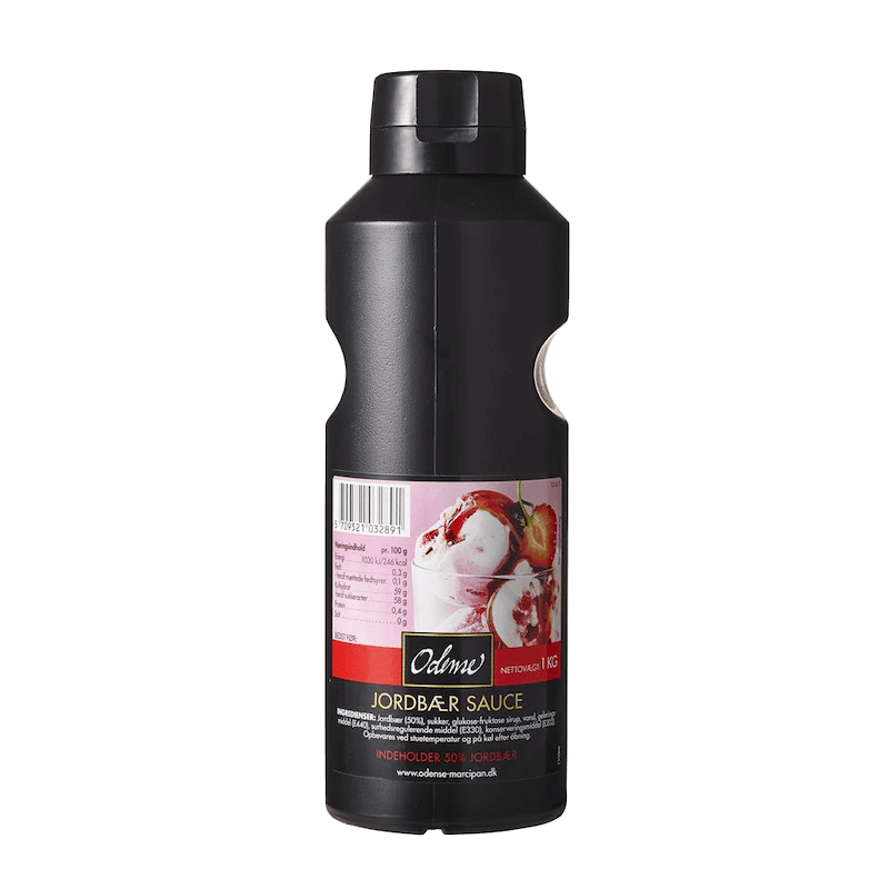 Odense Jordbær Sauce 1 kg. - Dessertsauce Odense Jordbær Sauce 1 kg. - Dessertsauce
