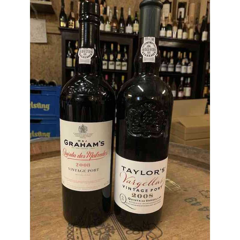 Grahams Malvedos Vs. Taylors Vargellas - Vintage Port 2008