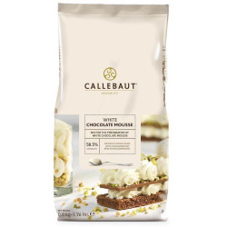 Chokolademousse Hvid Pulver 58,5% 800g - Barry Callebaut