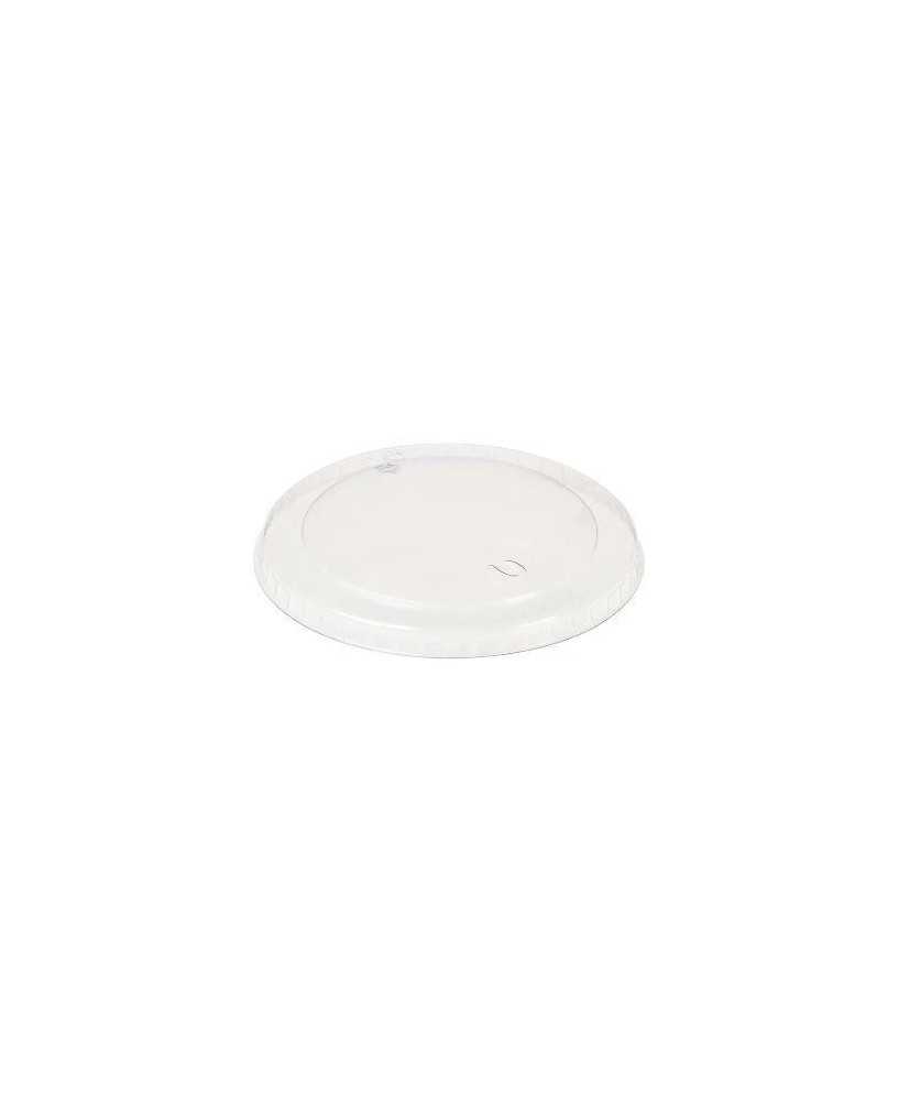 Plastlåg Klar Til Bio Isbæger PLA Ø85 mm 50 stk.