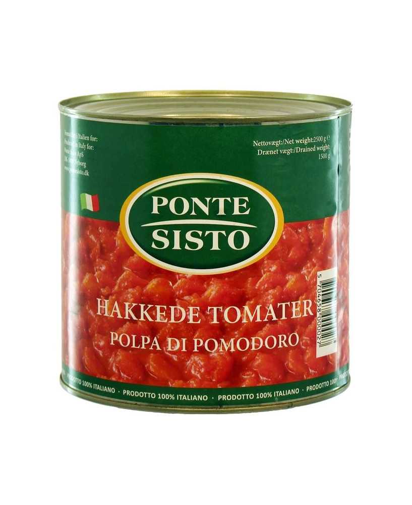 Hakkede tomater 2,5 kg. - Ponto Sisto