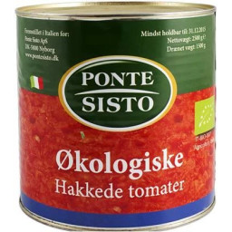 Hakkede Tomater Økologisk 2,5 kg. - Ponto Sisto