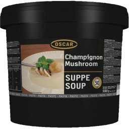 Champignonsuppe - pasta - 5 kg giver 50L - Oscar