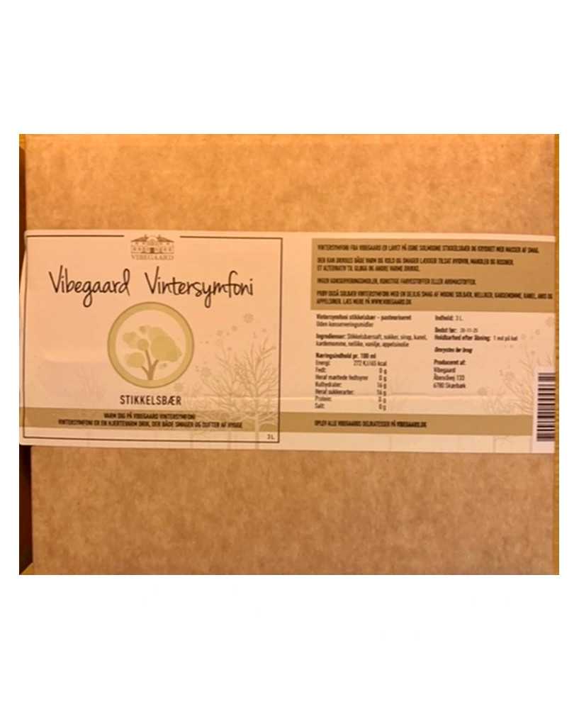 Hvid Gløgg på Stikkelsbær Vintersymfoni 3ltr. Bag in box Hvid Gløgg på Stikkelsbær Vintersymfoni 3ltr. Bag in box