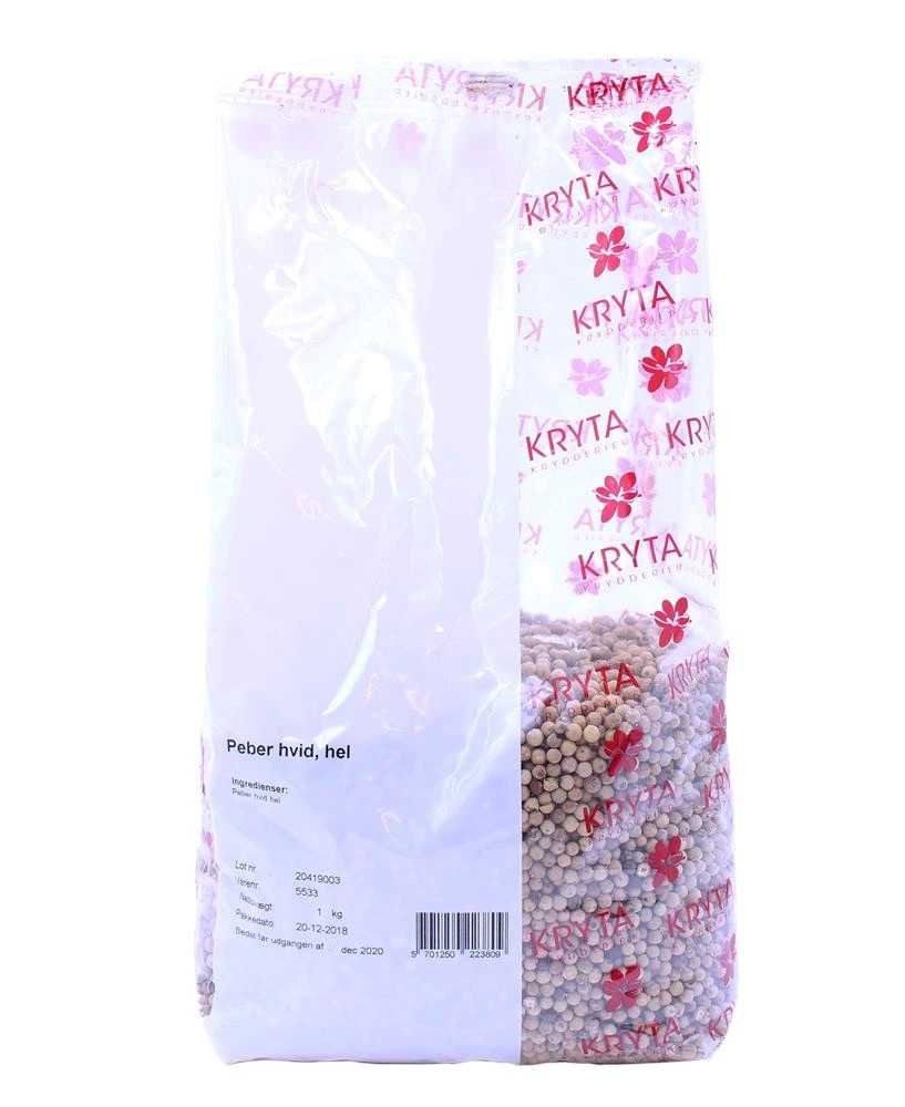 Hvid peber Hel 1 kg. - Kryta