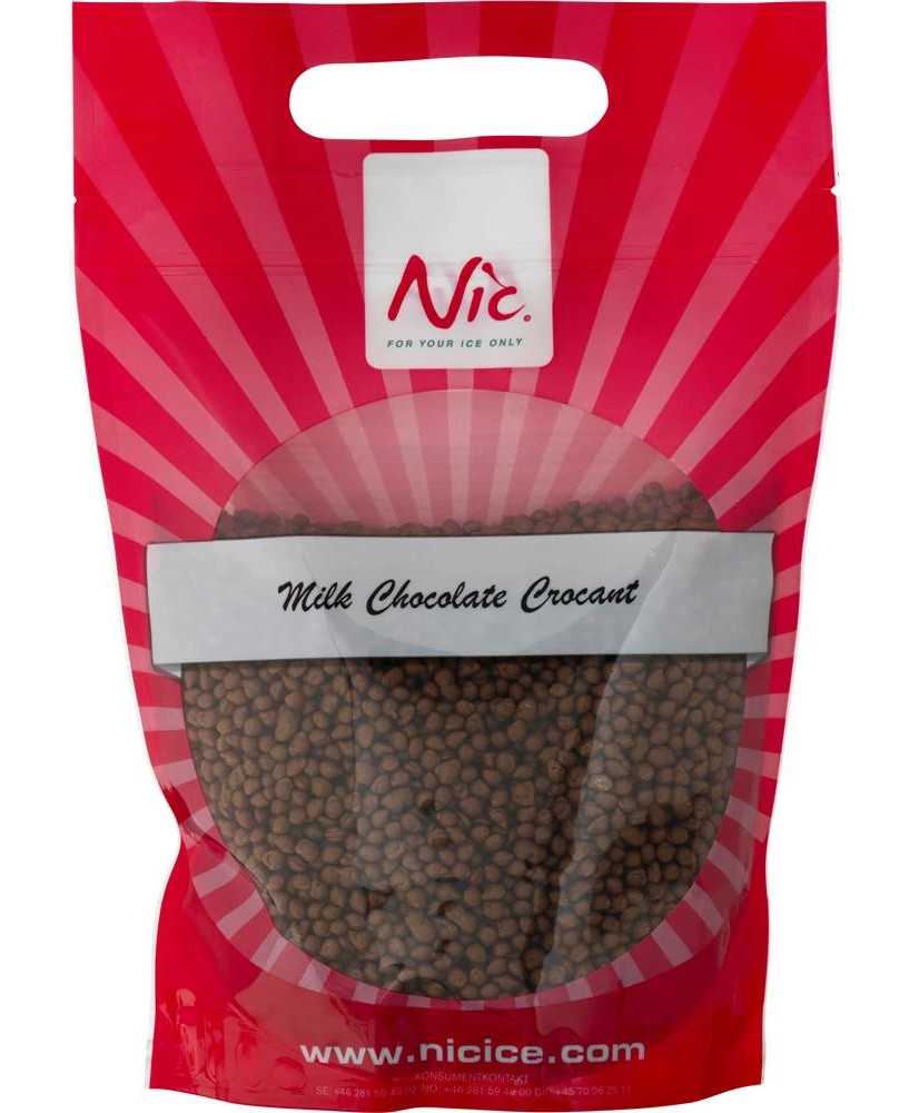 Mælkechokolade Krokant 1 kg. Mælkechokolade Krokant 1 kg.
