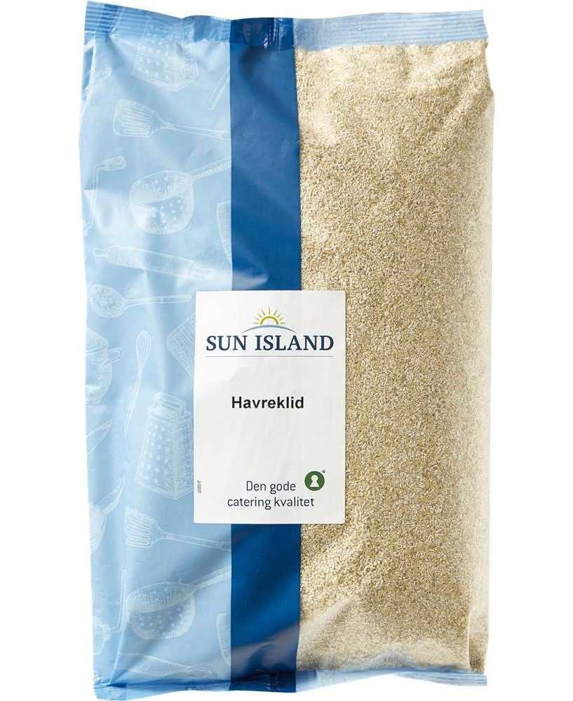 Havreklid 1 kg. Sun Island