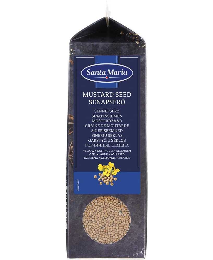 Gule Sennepsfrø 640g - Sennepskorn - Santa Maria Gule Sennepsfrø 640g - Sennepskorn - Santa Maria