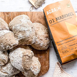 Maskmel 01 Pilsner 1 kg. Økologisk - Agrain