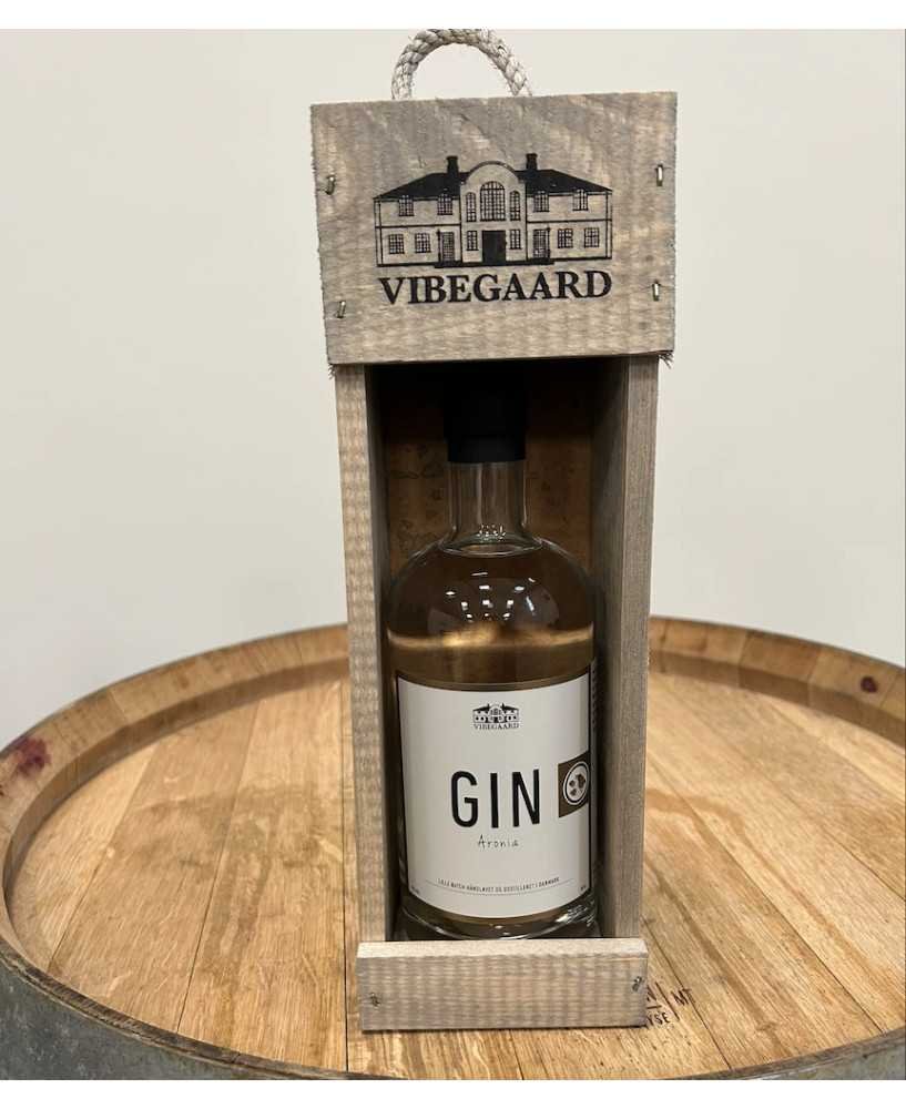 Aronia Gin Vibegaard - Dansk Gin 0,5L - i Gavekasse