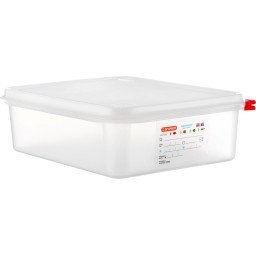 Lufttæt Opbevaringsbøtte M. Låg - 1/2 Gn 6.5 ltr - H10 cm - Araven