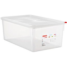 Lufttæt Opbevaringsbøtte M. Låg - 1/1 Gn 27,5 ltr - H20 cm - Araven