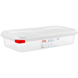 Lufttæt Opbevaringsbøtte M. Låg - 1/3 Gn 2.5 ltr - H6,5 cm - Araven