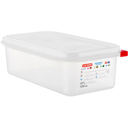 Lufttæt Opbevaringsbøtte M. Låg - 1/3 Gn 4 ltr - H10 cm - Araven
