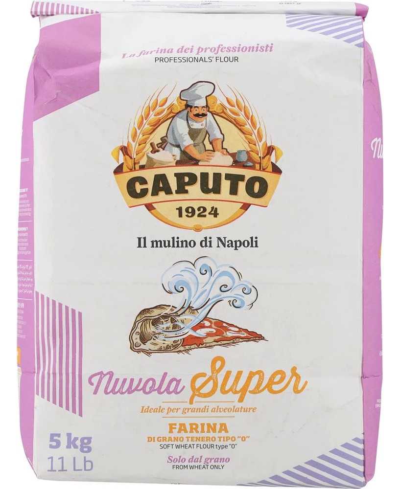 Pizzamel Nuvola Italiensk Super Hvedemel 5 kg. - Caputo