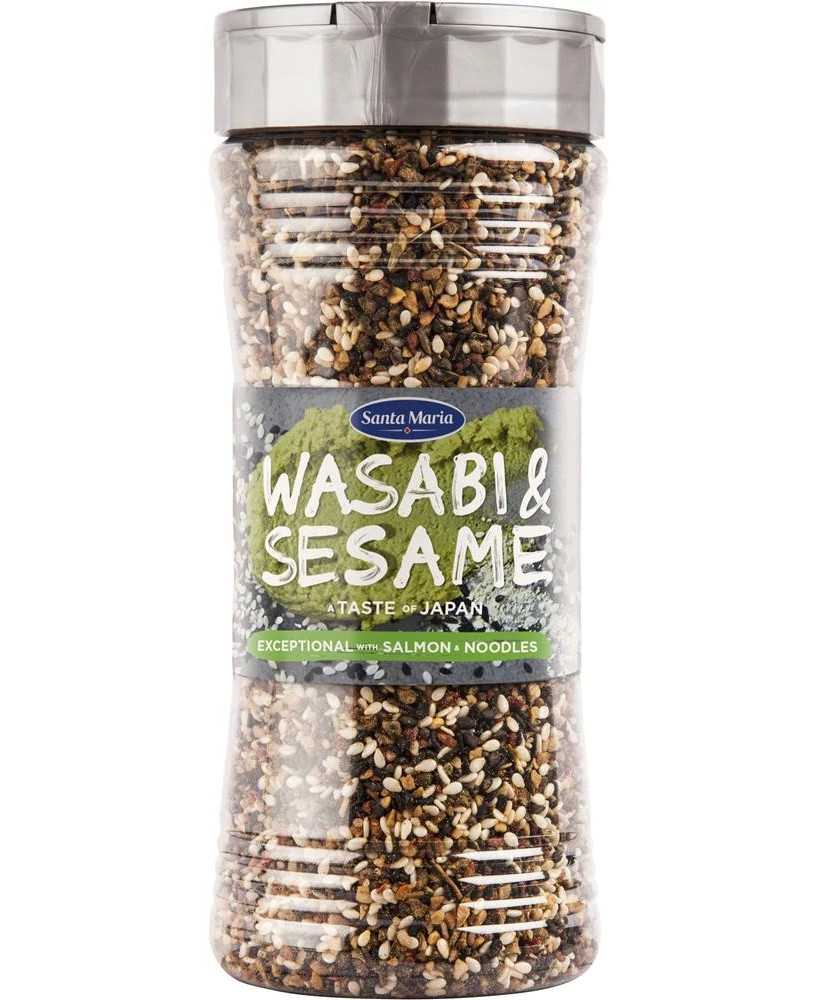 Wasabi og Sesam Blanding 295g - Santa Maria Wasabi og Sesam Blanding 295g - Santa Maria