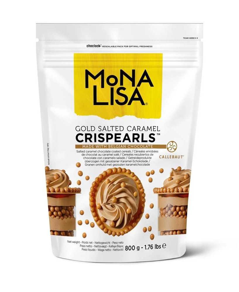 Crispearls Karamel Chokolade 800g - Mona Lisa - Callebaut