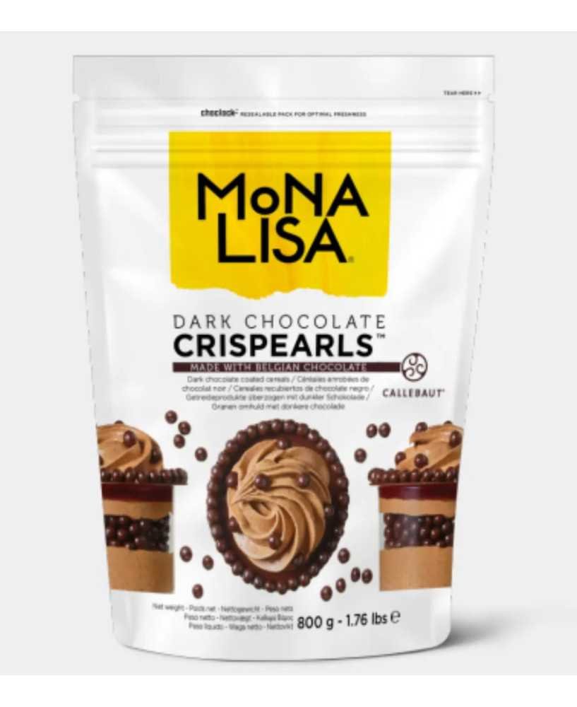 Crispearls Mørk Chokolade 800g - Mona Lisa - Callebaut