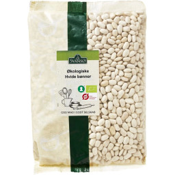 Hvide bønner Økologisk 1 kg. - Svansø