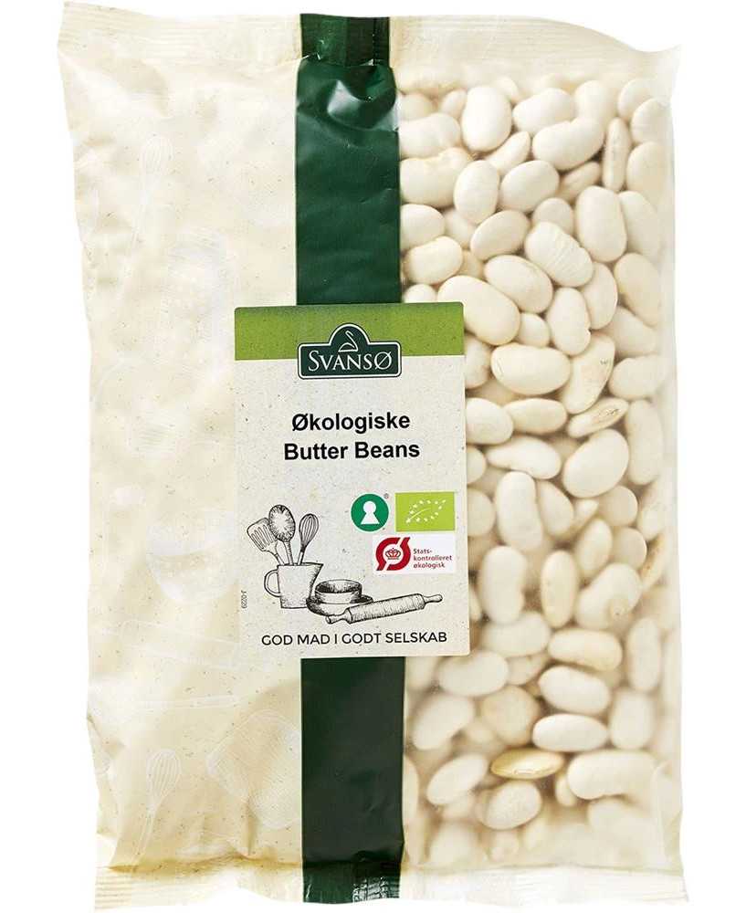 Butterbeans - Smørbønner Økologisk 1 kg. - Svansø Butterbeans - Smørbønner Økologisk 1 kg. - Svansø