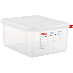 Lufttæt Opbevaringsbøtte M. Låg - 1/2 Gn 10 ltr - H15 cm - Araven