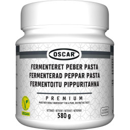 Premium Peber Fermenteret 580g - Oscar Krydderpasta