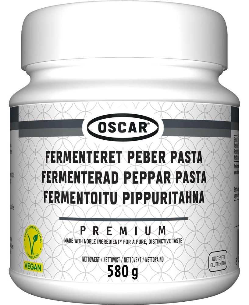 Premium Peber Fermenteret 580g - Oscar Krydderpasta