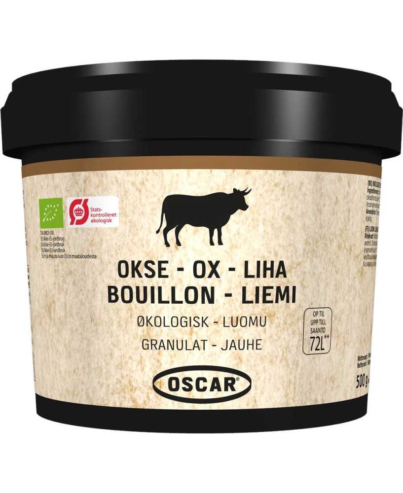 Oksebouillon Granulat Økologisk 500g - Oscar