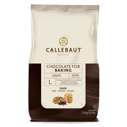Bagestabile Chokoladeknapper 2,5 kg - Barry Callebaut