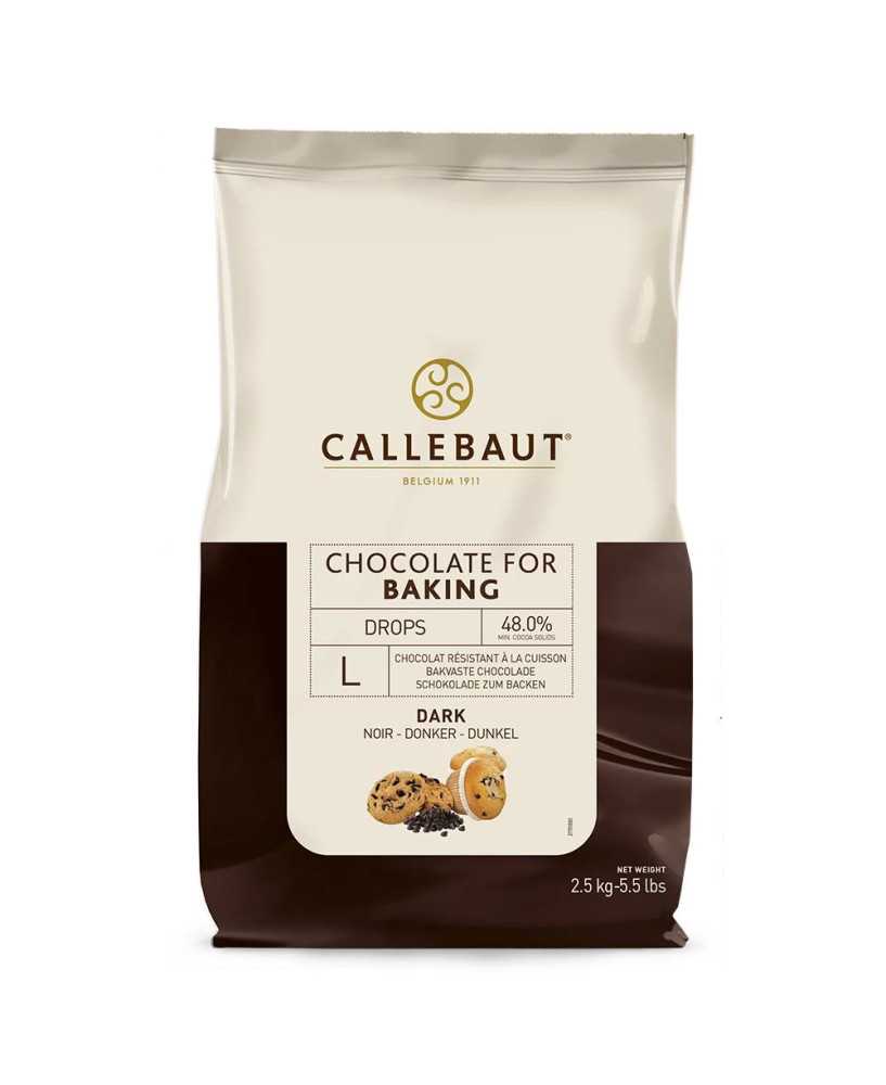 Bagestabile Chokoladeknapper 2,5 kg - Barry Callebaut