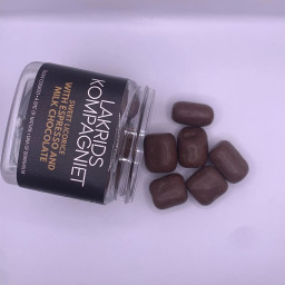 Sød Lakrids Med Espresso Mælke Chokolade