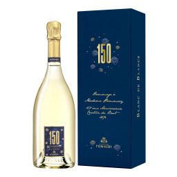 Pommery Cuvée 150 års Jubilæum - Blanc de Blanc i Gaveæske
