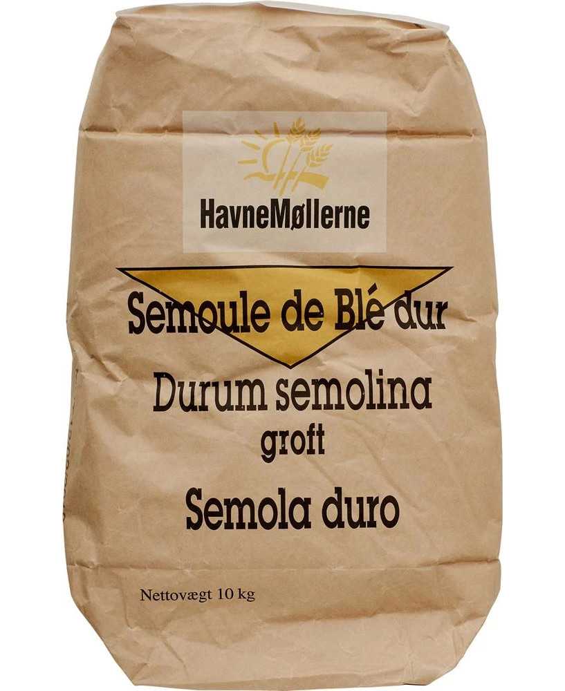 Durum Hvedemel Semolina Grov 10 kg. - Havnemøllerne