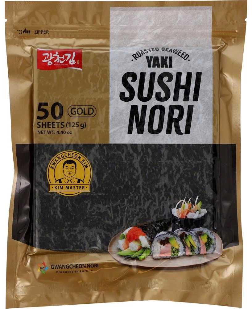 Tang Sushi Nori Gold Fullcut 125g - Kim Master Tang Sushi Nori Gold Fullcut 125g - Kim Master