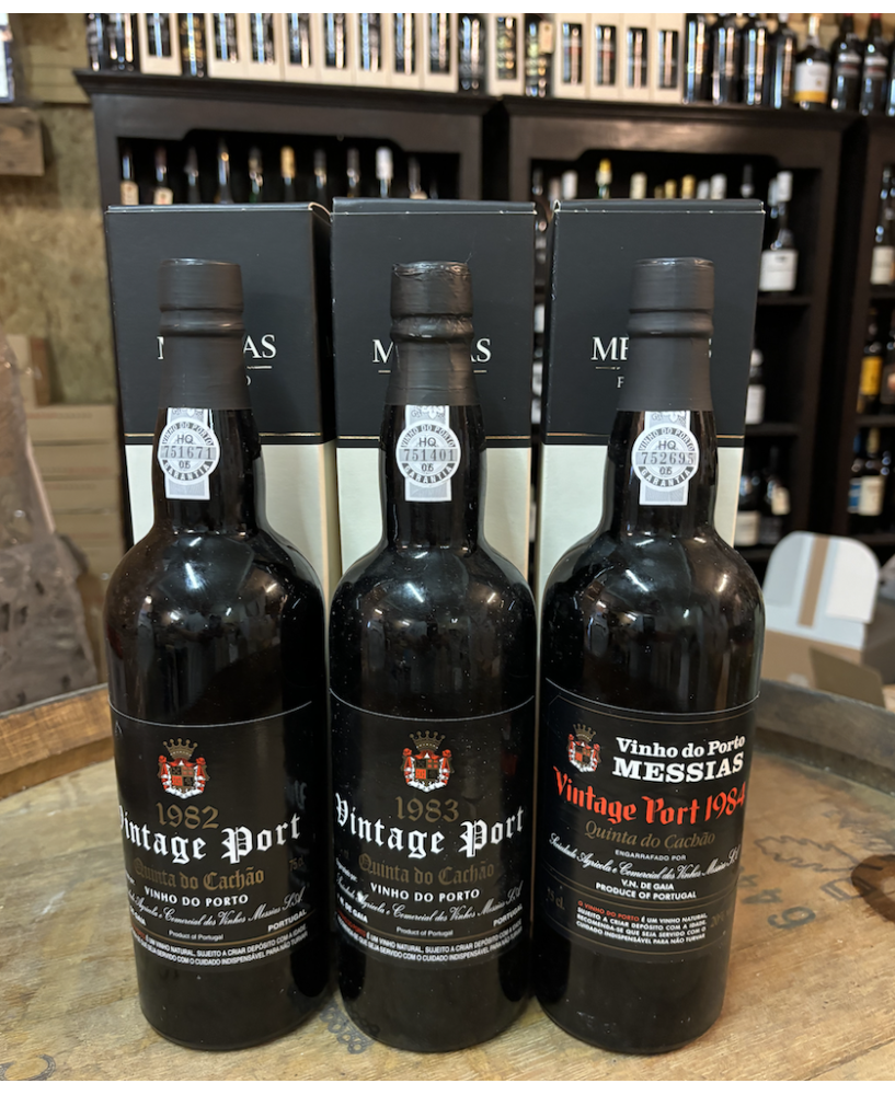 3 Årgange Messias Vintage Port - Quinta Do CACHÃO