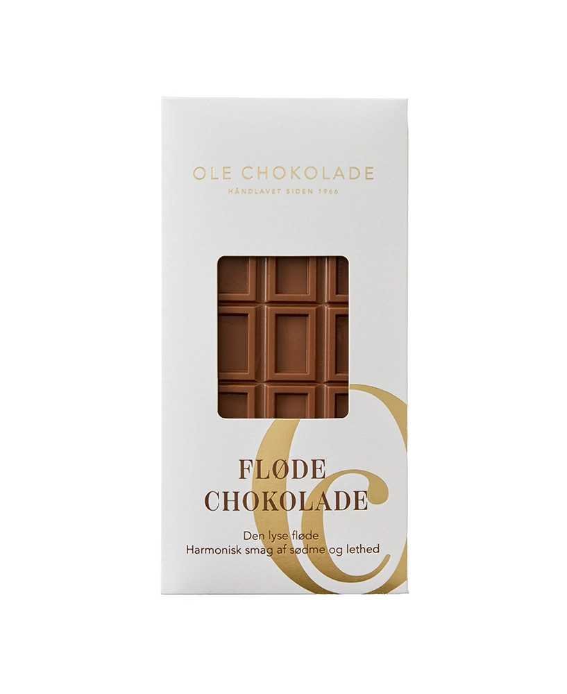 Fløde Chokolade 50g - Ole Chokolade