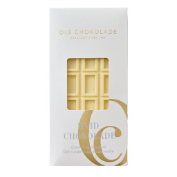 Hvid Chokolade 50g - Ole Chokolade