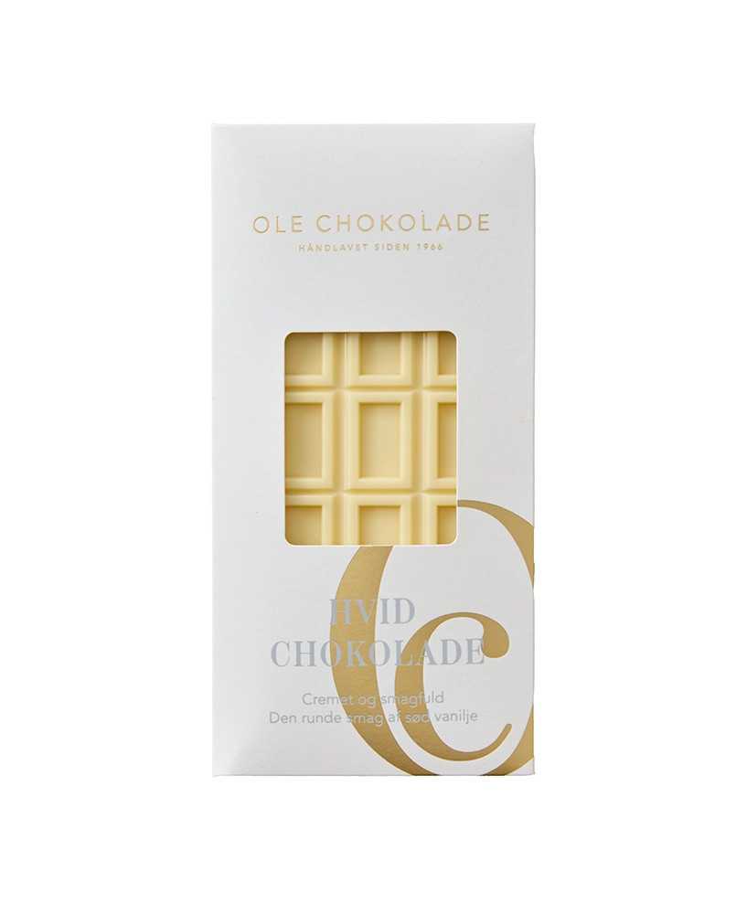 Hvid Chokolade 50g - Ole Chokolade