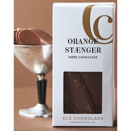 Orange Stænger - Mørk Chokolade 100g - Ole Chokolade