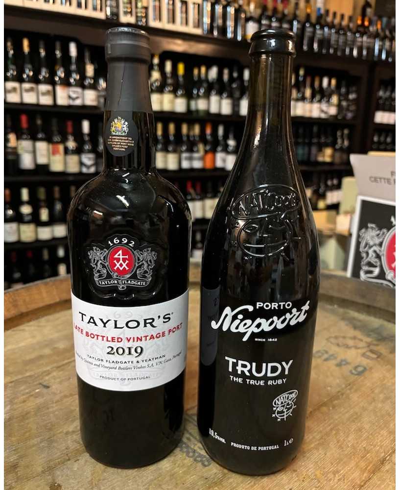 1 LITERS Portvins Battle Taylors Lbv VS Niepoort Trudy