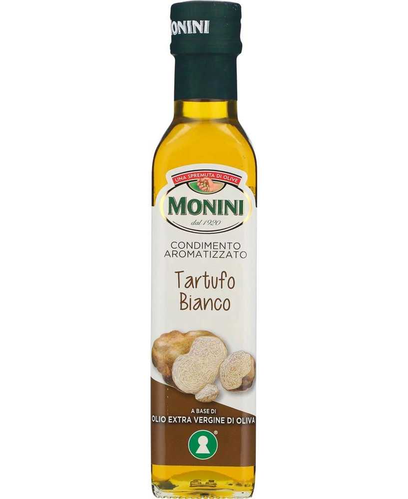 Monini Ekstra jomfruolivenolie med hvid trøffel 250ml Monini Ekstra jomfruolivenolie med hvid trøffel 250ml