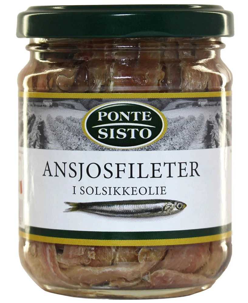 Ansjosfilet i solsikkeolie - Ponte Sisto Ansjosfilet i solsikkeolie - Ponte Sisto