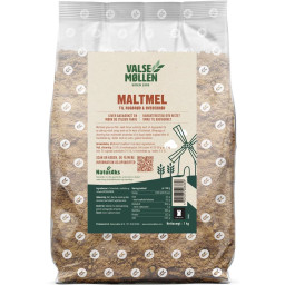 Maltmel 1 Kg. til Rugbrød og Hvedebrød - Valsemøllen Naturaks
