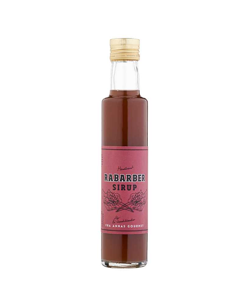 RabarberSirup 250ml - Annas Gourmet RabarberSirup 250ml - Annas Gourmet